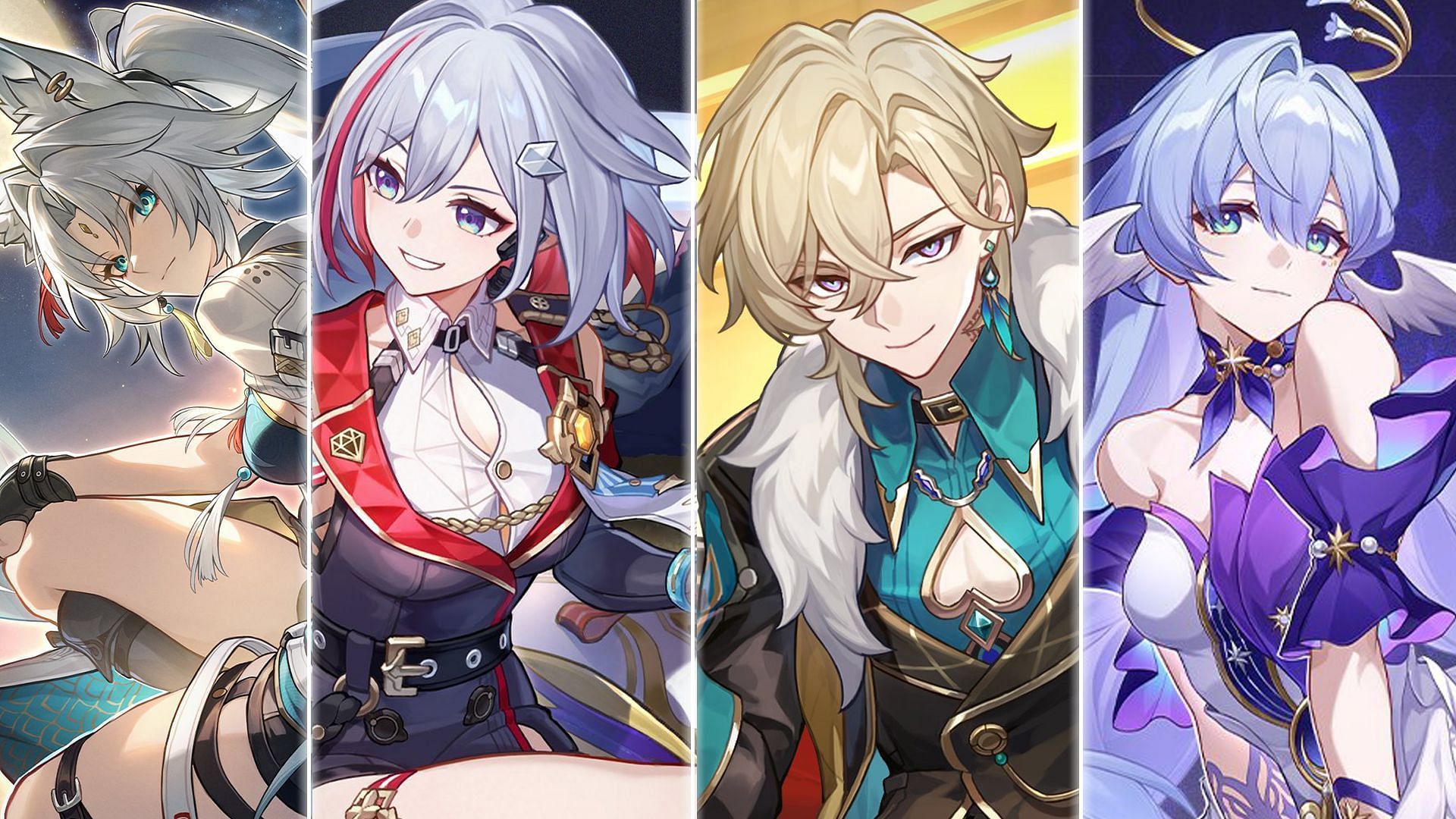 Feixiao, Topaz, Aventurine, Robin (Image via HoYoverse)